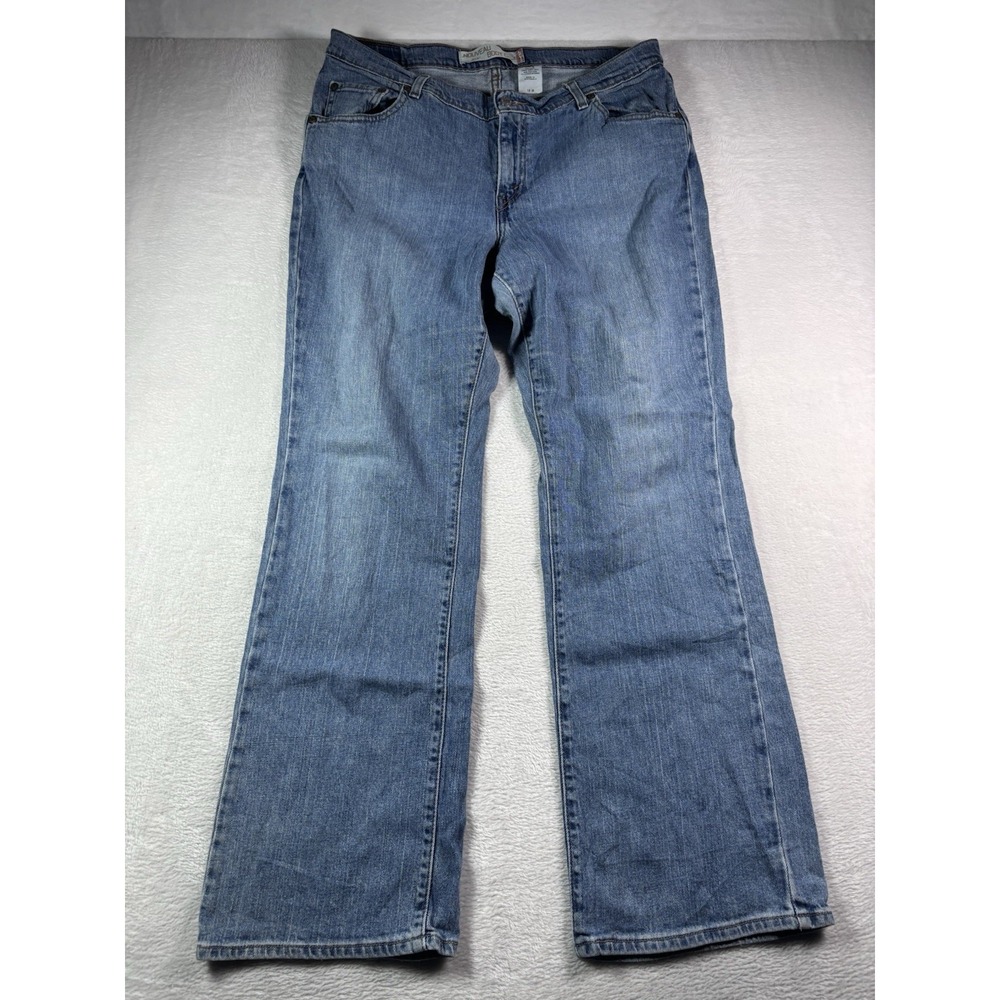 Vintage Levis 515 Jeans Womens Nouveau Boot Cut Size 18M Denim High Rise Blue
